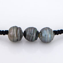 Load image into Gallery viewer, CONTACT US TO RECREATE THIS SOLD OUT STYLE Unisex Civa Fiji Saltwater Pearl Trio Necklace - Nylon & 925 Sterling Silver FJD$