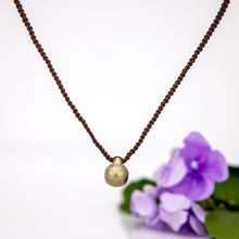 Load image into Gallery viewer, READY TO SHIP Unisex Civa Fiji Pearl Necklace - Nylon & 925 Sterling Silver FJD$