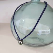 Load image into Gallery viewer, READY TO SHIP Unisex Civa Fiji Pearl Necklace - Nylon & 925 Sterling Silver FJD$