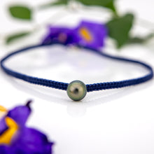 Load image into Gallery viewer, READY TO SHIP Unisex Civa Fiji Pearl Necklace - Nylon & 925 Sterling Silver FJD$