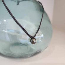 Load image into Gallery viewer, READY TO SHIP Unisex Civa Fiji Pearl Necklace - Nylon & 925 Sterling Silver FJD$