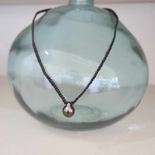 Load image into Gallery viewer, READY TO SHIP Unisex Civa Fiji Pearl Necklace - Nylon & 925 Sterling Silver FJD$