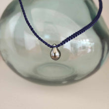 Load image into Gallery viewer, READY TO SHIP Unisex Civa Fiji Pearl Necklace - Nylon & 925 Sterling Silver FJD$