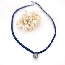 Load image into Gallery viewer, READY TO SHIP Unisex Civa Fiji Pearl Necklace - Nylon & 925 Sterling Silver FJD$