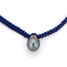 Load image into Gallery viewer, READY TO SHIP Unisex Civa Fiji Pearl Necklace - Nylon & 925 Sterling Silver FJD$
