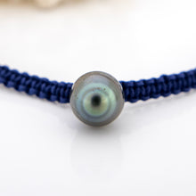 Load image into Gallery viewer, READY TO SHIP Unisex Civa Fiji Pearl Necklace - Nylon & 925 Sterling Silver FJD$