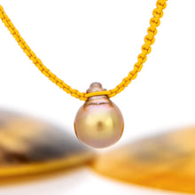 Load image into Gallery viewer, READY TO SHIP Unisex Civa Fiji Pearl Necklace - Nylon & 925 Sterling Silver FJD$