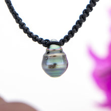 Load image into Gallery viewer, READY TO SHIP Unisex Civa Fiji Pearl Necklace - Nylon & 925 Sterling Silver FJD$