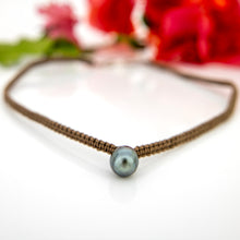 Load image into Gallery viewer, READY TO SHIP Unisex Civa Fiji Pearl Necklace - Nylon & 925 Sterling Silver FJD$