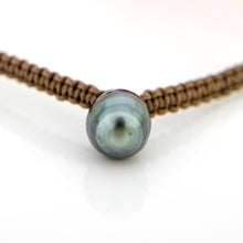 Load image into Gallery viewer, READY TO SHIP Unisex Civa Fiji Pearl Necklace - Nylon & 925 Sterling Silver FJD$