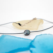 Load image into Gallery viewer, READY TO SHIP Civa Fiji Saltwater Pearl Unisex Necklace - 925 Sterling Silver & Nylon FJD$