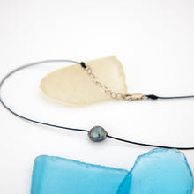 Load image into Gallery viewer, READY TO SHIP Civa Fiji Saltwater Pearl Unisex Necklace - 925 Sterling Silver & Nylon FJD$