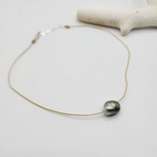 Load image into Gallery viewer, READY TO SHIP Civa Fiji Saltwater Pearl Unisex Necklace - 925 Sterling Silver & Nylon FJD$