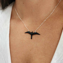 Load image into Gallery viewer, READY TO SHIP Frigate Bird Necklace - Resin & 925 Sterling Silver FJD$