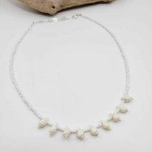 Load image into Gallery viewer, READY TO SHIP Bead & Shell Choker Necklace - 925 Sterling Silver FJD$
