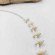 Load image into Gallery viewer, READY TO SHIP Bead & Shell Choker Necklace - 925 Sterling Silver FJD$