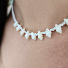 Load image into Gallery viewer, READY TO SHIP Bead & Shell Choker Necklace - 925 Sterling Silver FJD$