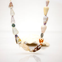 Load image into Gallery viewer, READY TO SHIP Fiji Keshi Pearl & Shell Necklace - 925 Sterling Silver FJD$