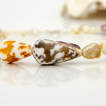 Load image into Gallery viewer, READY TO SHIP Fiji Keshi Pearl & Shell Necklace - 925 Sterling Silver FJD$