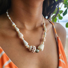 Load image into Gallery viewer, READY TO SHIP Pearl & Shell Necklace - 925 Sterling Silver FJD$