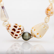 Load image into Gallery viewer, READY TO SHIP Pearl & Shell Necklace - 925 Sterling Silver FJD$