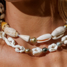 Load image into Gallery viewer, READY TO SHIP Pearl & Shell Necklace - 925 Sterling Silver FJD$