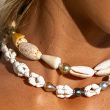 Load image into Gallery viewer, READY TO SHIP Pearl & Shell Necklace - 925 Sterling Silver FJD$