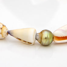 Load image into Gallery viewer, READY TO SHIP Pearl & Shell Necklace - 925 Sterling Silver FJD$