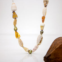 Load image into Gallery viewer, READY TO SHIP Pearl & Shell Necklace - 925 Sterling Silver FJD$