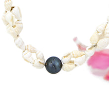Load image into Gallery viewer, READY TO SHIP Civa Fiji Pearl & Shell Necklace - 925 Sterling Silver FJD$