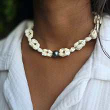 Load image into Gallery viewer, READY TO SHIP Civa Fiji Pearl & Shell Necklace - 925 Sterling Silver FJD$