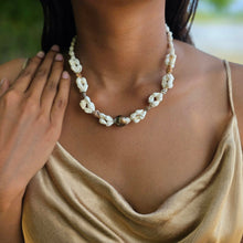 Load image into Gallery viewer, READY TO SHIP Civa Fiji Pearl & Shell Necklace - 925 Sterling Silver FJD$