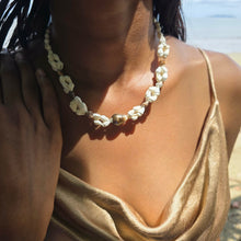 Load image into Gallery viewer, READY TO SHIP Civa Fiji Pearl & Shell Necklace - 925 Sterling Silver FJD$