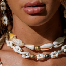 Load image into Gallery viewer, READY TO SHIP Civa Fiji Pearl Trio & Shell Necklace - 925 Sterling Silver FJD$