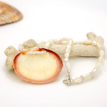 Load image into Gallery viewer, READY TO SHIP Freshwater Pearl & Shell Necklace - 925 Sterling Silver FJD$