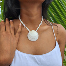 Load image into Gallery viewer, READY TO SHIP Freshwater Pearl & Shell Necklace - 925 Sterling Silver FJD$