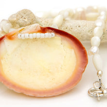 Load image into Gallery viewer, READY TO SHIP Freshwater Pearl & Shell Necklace - 925 Sterling Silver FJD$