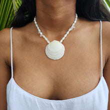 Load image into Gallery viewer, READY TO SHIP Freshwater Pearl & Shell Necklace - 925 Sterling Silver FJD$