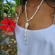 Load image into Gallery viewer, READY TO SHIP Freshwater Pearl & Shell Necklace - 925 Sterling Silver FJD$