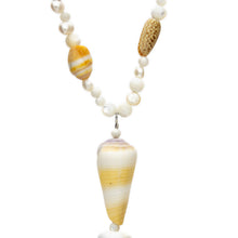 Load image into Gallery viewer, READY TO SHIP Freshwater Pearl & Shell Necklace - 925 Sterling Silver FJD$