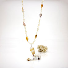 Load image into Gallery viewer, READY TO SHIP Freshwater Pearl & Shell Necklace - 925 Sterling Silver FJD$