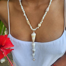 Load image into Gallery viewer, READY TO SHIP Freshwater Pearl & Shell Necklace - 925 Sterling Silver FJD$