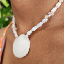 Load image into Gallery viewer, READY TO SHIP Freshwater Pearl & Shell Necklace - 925 Sterling Silver FJD$