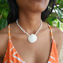 Load image into Gallery viewer, READY TO SHIP Freshwater Pearl & Shell Necklace - 925 Sterling Silver FJD$