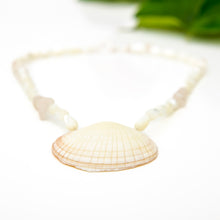 Load image into Gallery viewer, READY TO SHIP Freshwater Pearl & Shell Necklace - 925 Sterling Silver FJD$