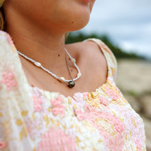 Load image into Gallery viewer, READY TO SHIP Bead & Shell Choker Necklace - 925 Sterling Silver FJD$