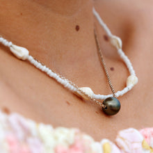 Load image into Gallery viewer, READY TO SHIP Bead & Shell Choker Necklace - 925 Sterling Silver FJD$