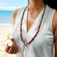 Load image into Gallery viewer, CONTACT US TO RECREATE THIS SOLD OUT STYLE Civa Fiji Pearl Wooden Bead Necklace - 925 Sterling Silver FJD$