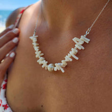 Load image into Gallery viewer, CONTACT US TO RECREATE THIS SOLD OUT STYLE Civa Fiji Pearl Coral Necklace - 925 Sterling Silver FJD$