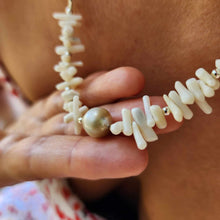 Load image into Gallery viewer, CONTACT US TO RECREATE THIS SOLD OUT STYLE Civa Fiji Pearl Coral Necklace - 925 Sterling Silver FJD$